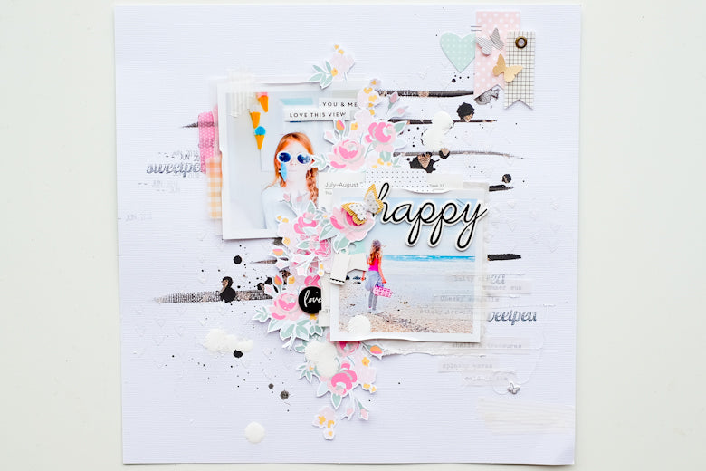 Happy Summer Layout | Suse Fish