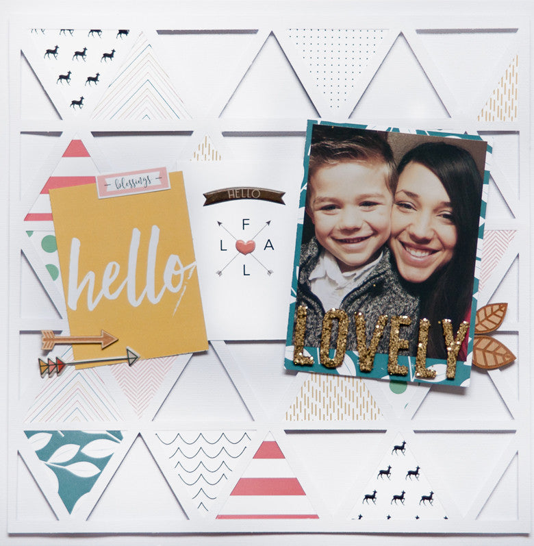 "Hello Fall Layout" | Alexes Marie Brown
