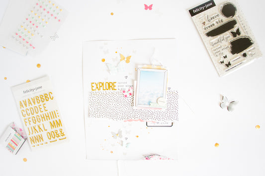 Explore Layout with Embossing | Kathleen Graumüller