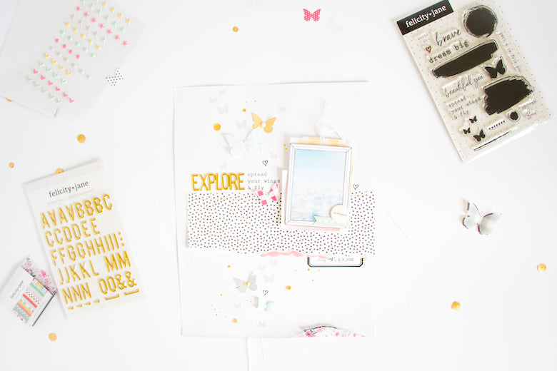Explore Layout with Embossing | Kathleen Graumüller