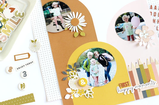 "First Happy Moments" Layout | Jana Bennett