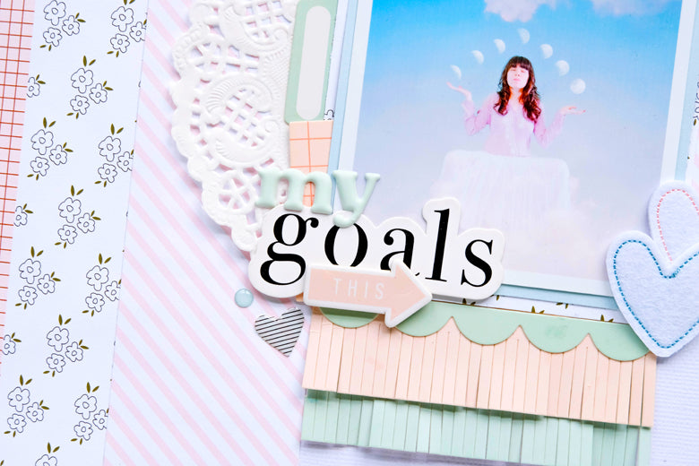 "My Life Goals" Layout | Tiffany Julia
