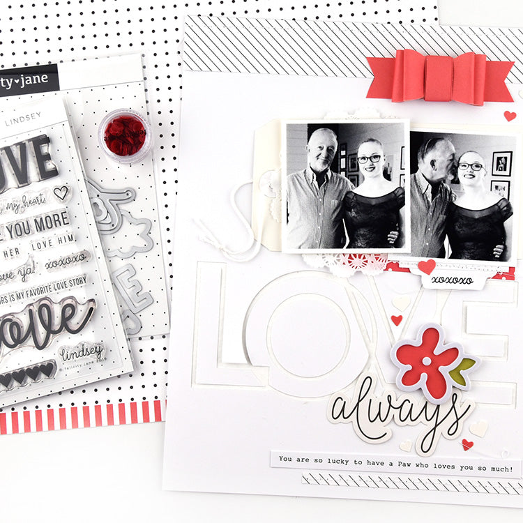 Love Always Layout with the Lindsey Kit | Lorilei Murphy