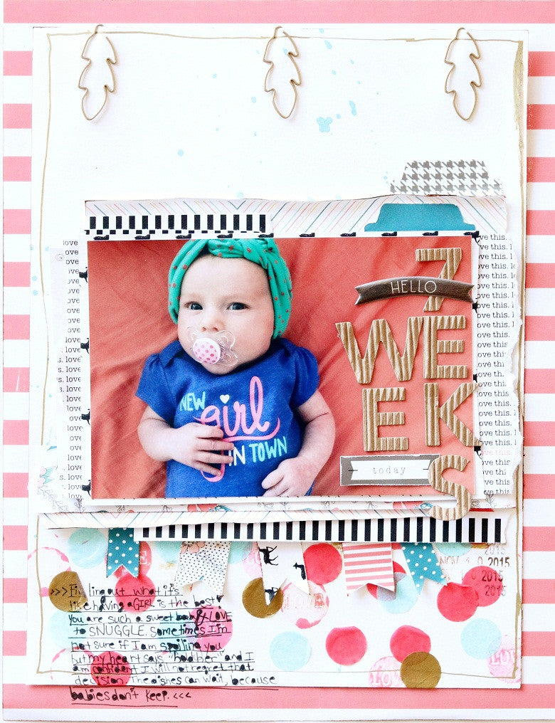 "7 Weeks" Layout | Carol Chastain