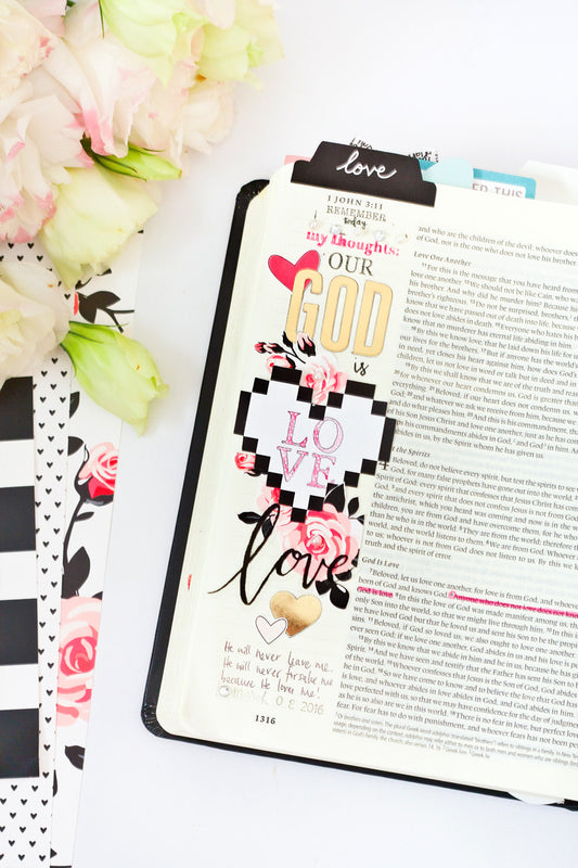 "God Is Love" Bible Journaling | Jessy Christopher