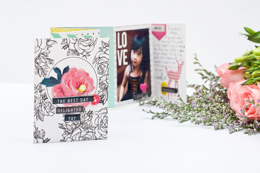 Off The Page "The Best Day" Table Card Display | Jessy Christopher