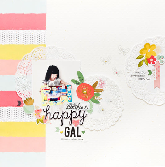"Happy Gal" Layout | Jessy Christopher