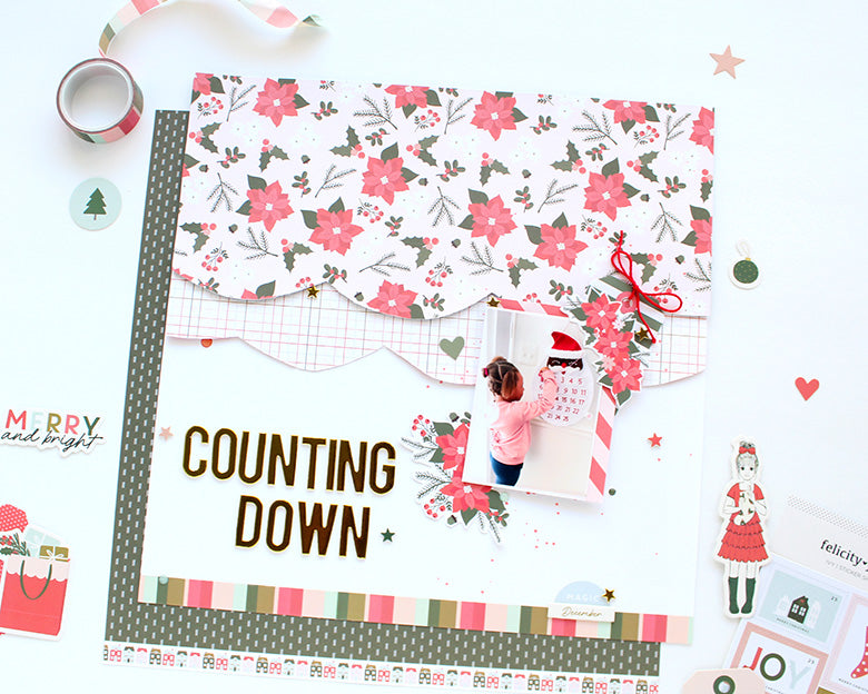 "Counting Down" Scrapbook Layout | Desiree Lamar
