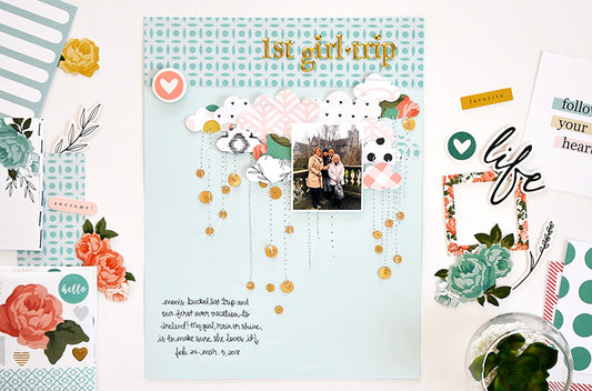 First Girl Trip Layout | Leigh Ann Odynski