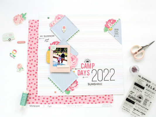 "Camp Days" Layout | Desiree Lamar