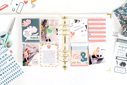 Pocket Pages with Gabby Kit Journaling Cards | Sheree Forcier