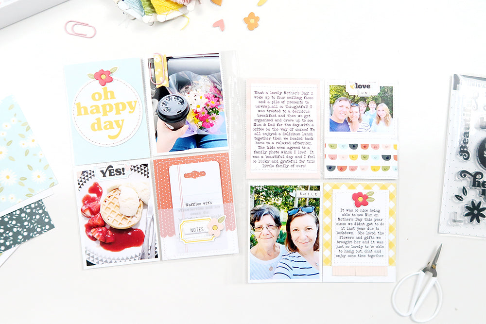 "Oh Happy Day" Pocket Page Spread | Sheree Forcier