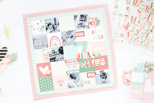 "7 Years Faves" Grid Layout | Eva Pizarro