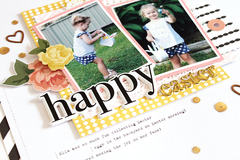 Happy Easter Layout | Mandy Melville