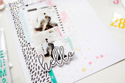 "Hello“ Layout with the Alexis Kit | Kathleen Graumüller
