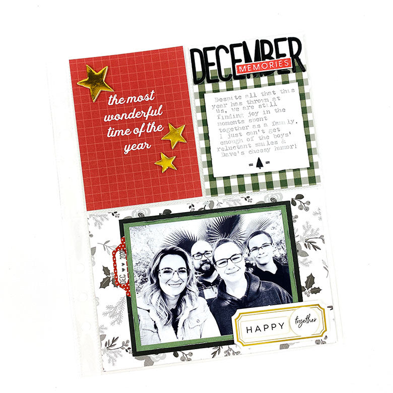 December Memories | Pocket Page | Lindsey Lanning