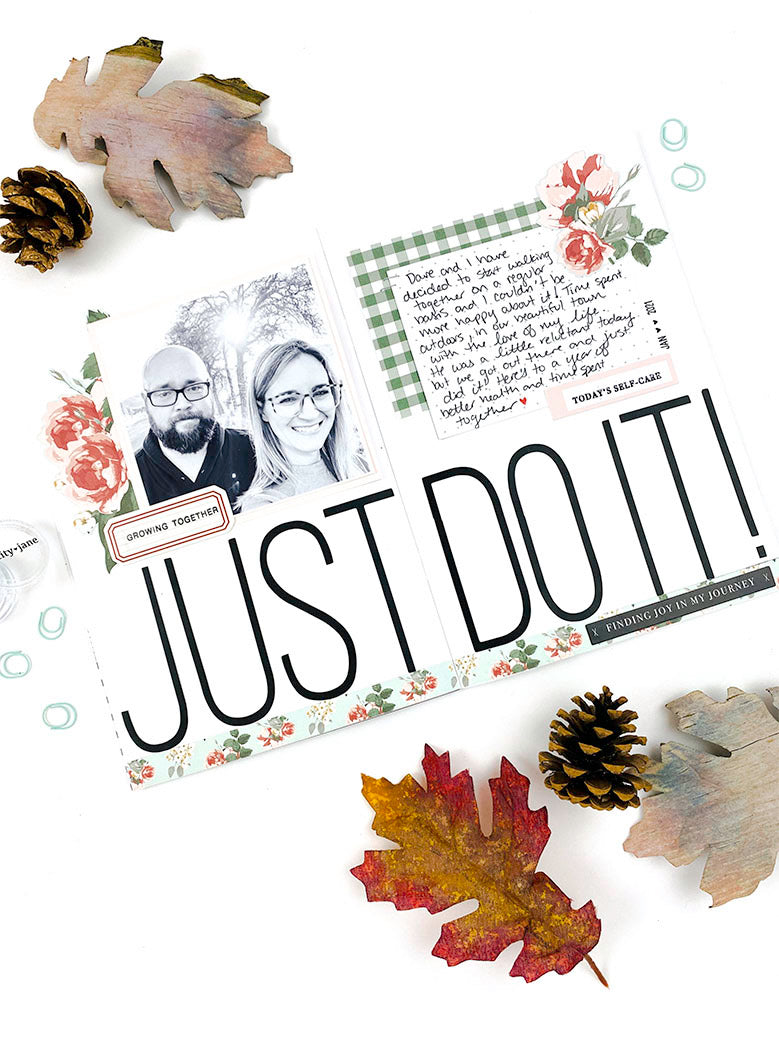 A5 Layout | Just Do It! | Lindsey Lanning