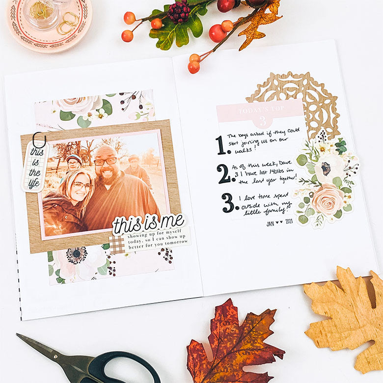 A5 Layout | Today’s Top 3 | Lindsey Lanning