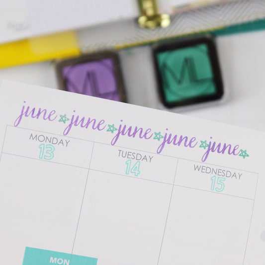 Date Stamps for Days | Julie Kinneeveauk
