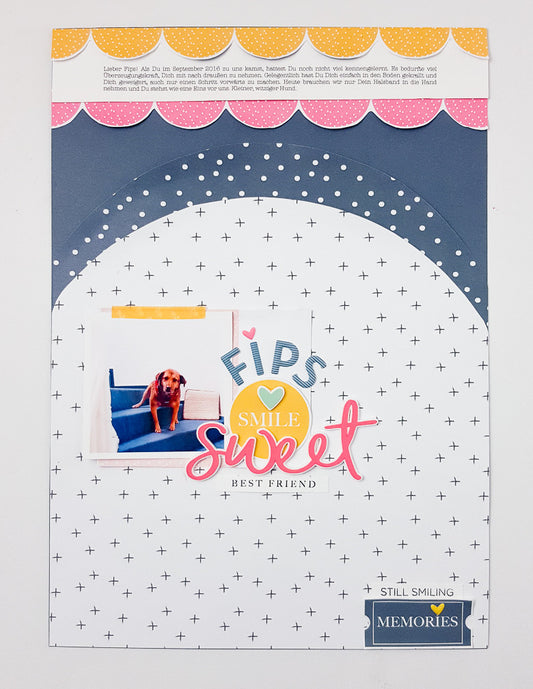 Sweet Fips - round edges on layout | Janna Werner