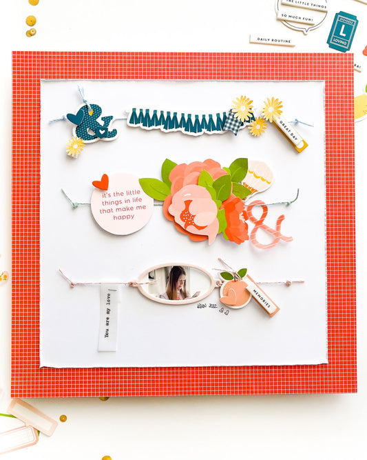 "The Little Things" Scrapbook Layout | Kerstin Scheidler