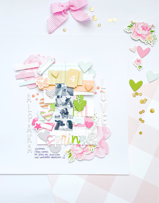 "ALPAKA LOVE“ LAYOUT I KERSTIN SCHEIDLER