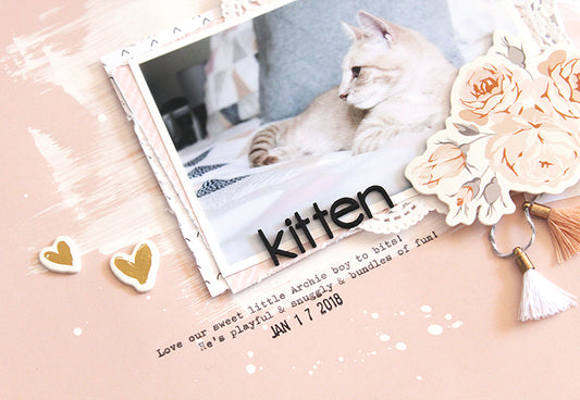 Kitten Layout | Mandy Melville
