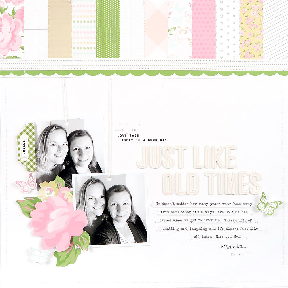 "Just Like Old Times" Layout | Sheree Forcier
