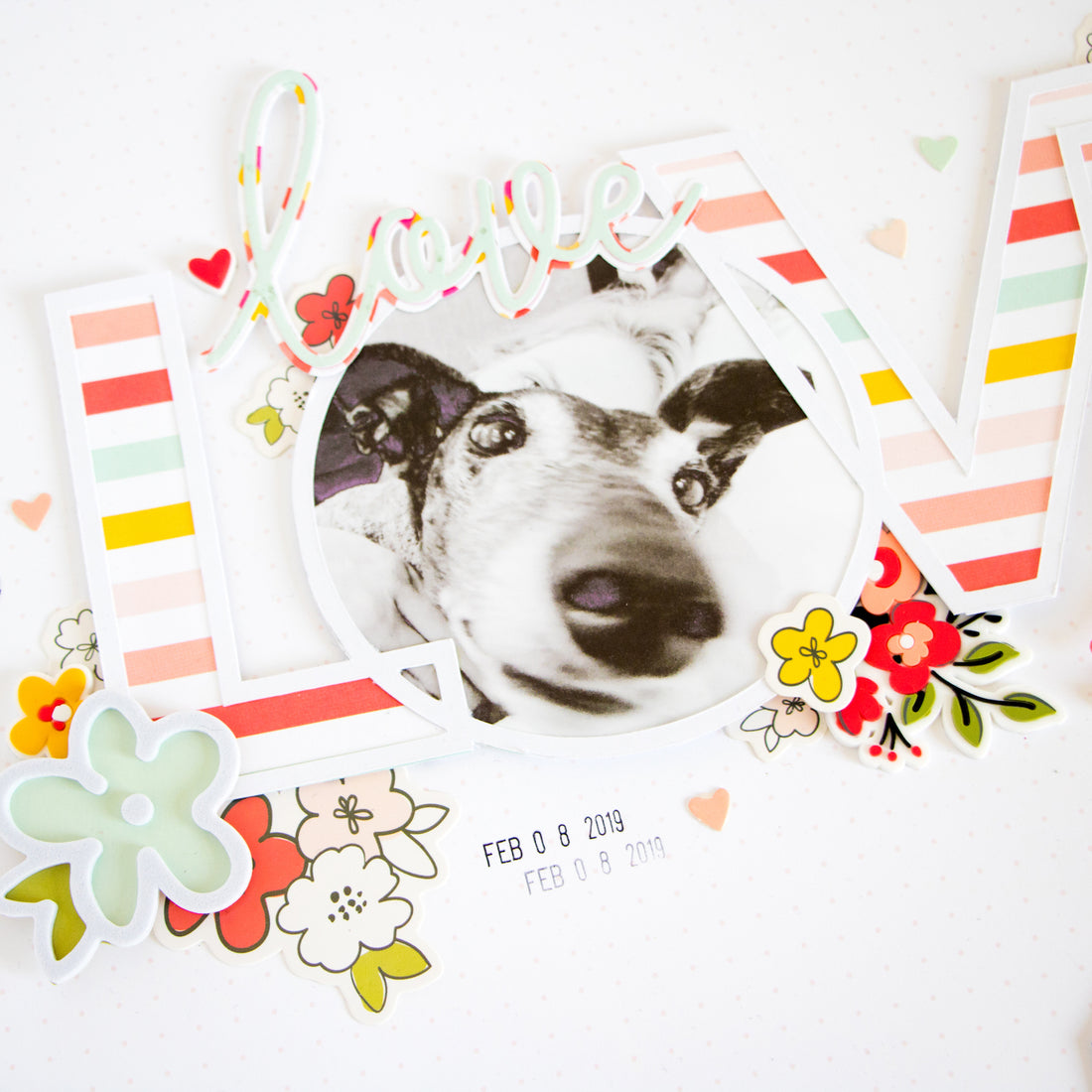 LOVE Layout with the Lindsey Kit | Kathleen Graumüller