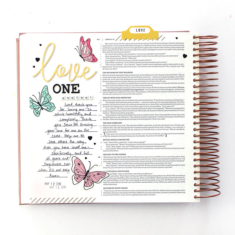 Bible Journaling with the Megan Kit | Mandy Melville