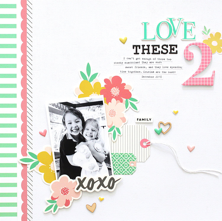 'Love These 2' layout using the Jaimee Kit | Mandy Melville