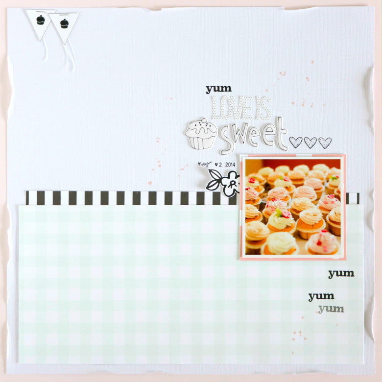 "Love is sweet" Layout | Evelyn Wolff