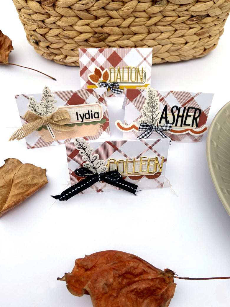 Thanksgiving Place Cards │ Mix-It Monday │ Lydia Cost
