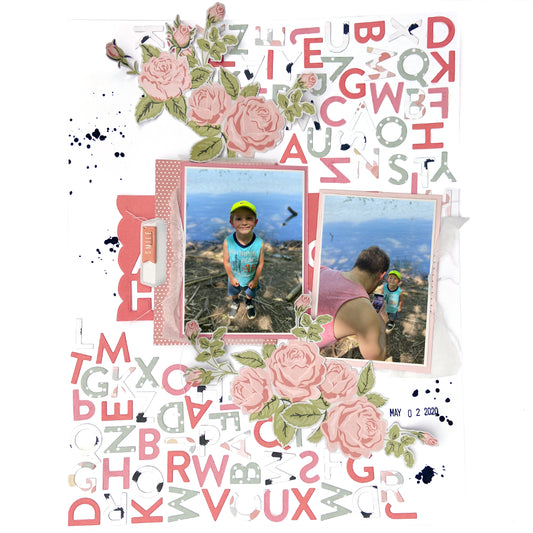 Mix & Match │ Alpha Die-Cut Layout │ Lydia Cost