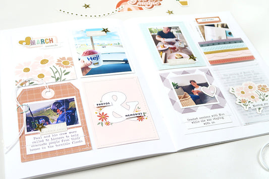 My Memories Notebook Spread with the Reese Kit | Sheree Forcier