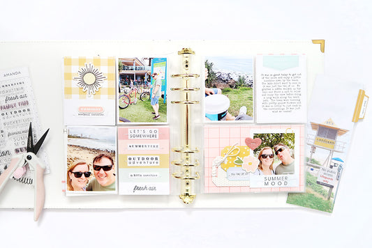 Pocket Page Spread with Mixed Kits | Sheree Forcier