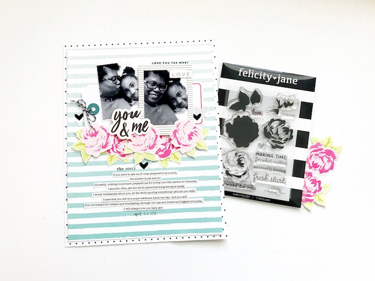 Fun with Henley Layered Floral Stamps | Victoria Calvin