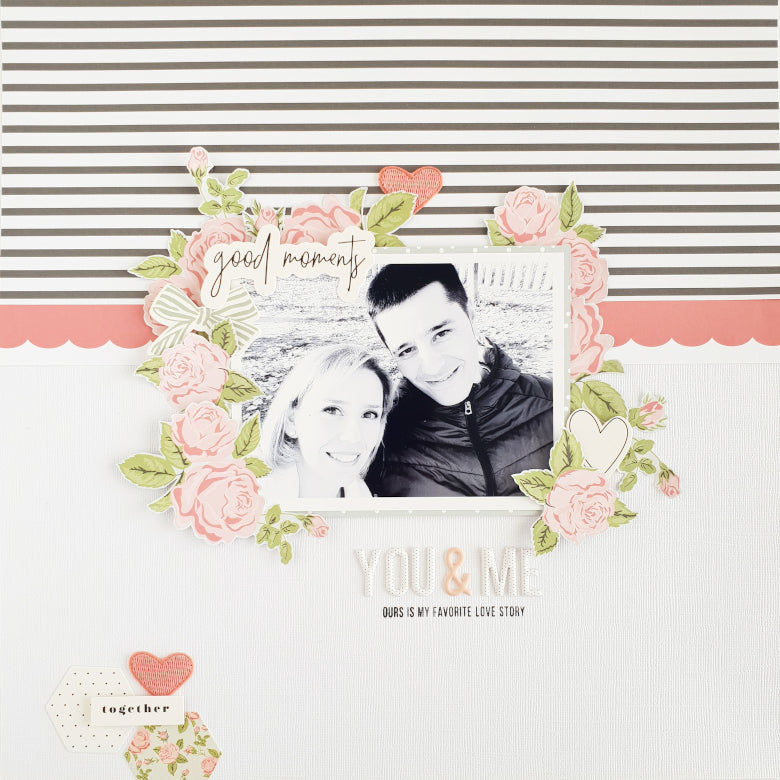 "You & Me" Layout | Anna Blades