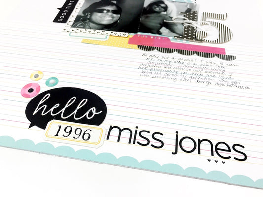 Hello Miss Jones Layout | Victoria Calvin