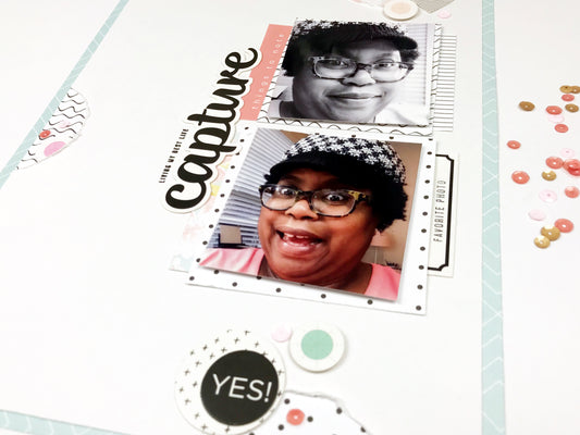 "Capture" Layout Using the Alexis Kit | Victoria Calvin