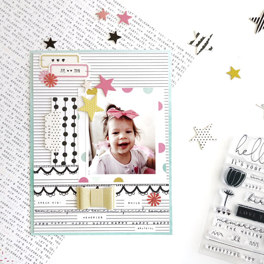 Celebrate Today 6x8 Layout | Sarah Zayas