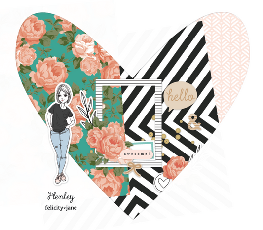 Henley Layered Floral Stamp | Jen Schow