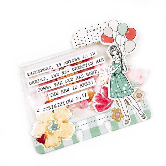 Faith Memory Dex  Shaker Card | Lindsey Lanning