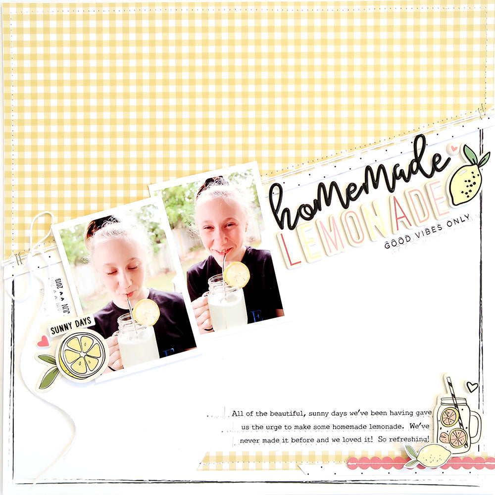 Homemade Lemonade Layout | Sheree Forcier