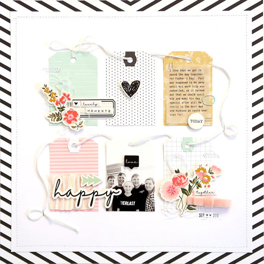 Happy Layout with Process Video | Sheree Forcier