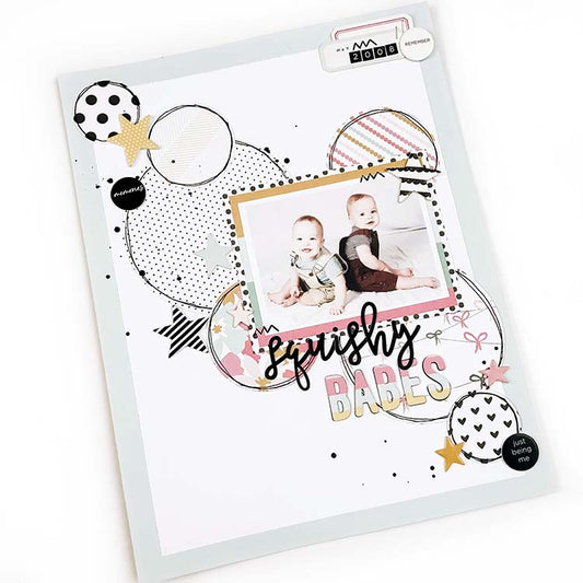 8.5x11 Layout | Squishy Babes | Lindsey Lanning