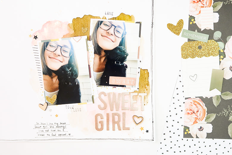 Sweet Sweet Girl Layout | Suzanna Stein