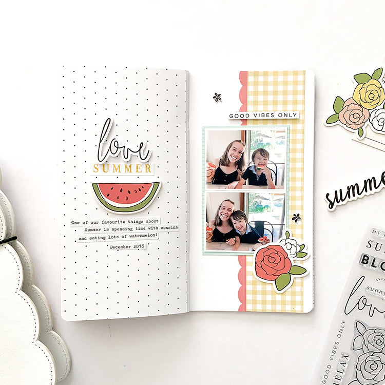 'Love Summer' TN Layout with the Elizabeth Kit | Mandy Melville