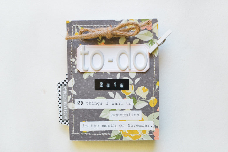 ToDo This Month Mini Book | Suzanna Stein
