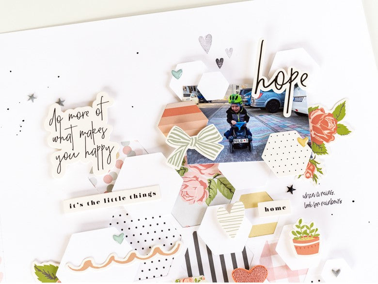 Hope Layout with Hexagons | Ulrike Dold